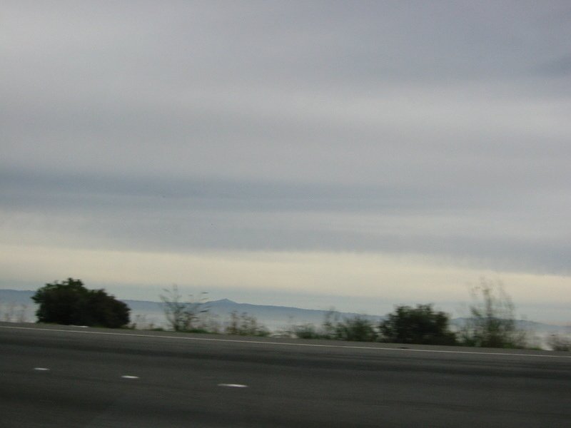 South San Francisco Mountains and Fog - 2