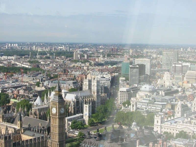 Big Ben from the London Eye 2