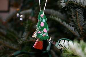 Plaster Christmas Tree