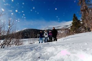 2013-02-02 Snowshoeing around Bear Lake and to Nymph Lake