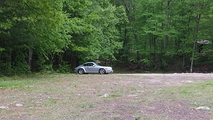 Porsche in Wasserman Parking Lot (May 2014)