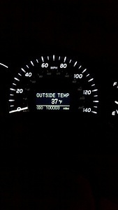 Yoda (Jen's car) hits 100k