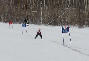 Garrett ski race 1