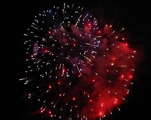 Fireworks Over Lake Winnipesaukee