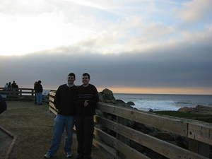 Neal and John with the Golf Green - 1