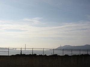 Golden Gate Bridge from Excercise Yard