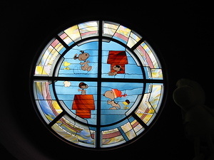 Peanuts Stained Glass