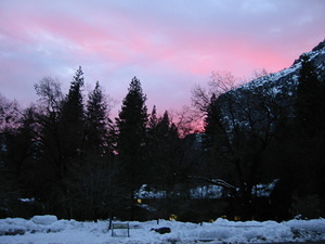 Sunset at Yosemite - 2