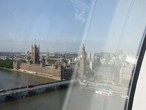 Big Ben from the London Eye